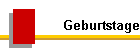 Geburtstage